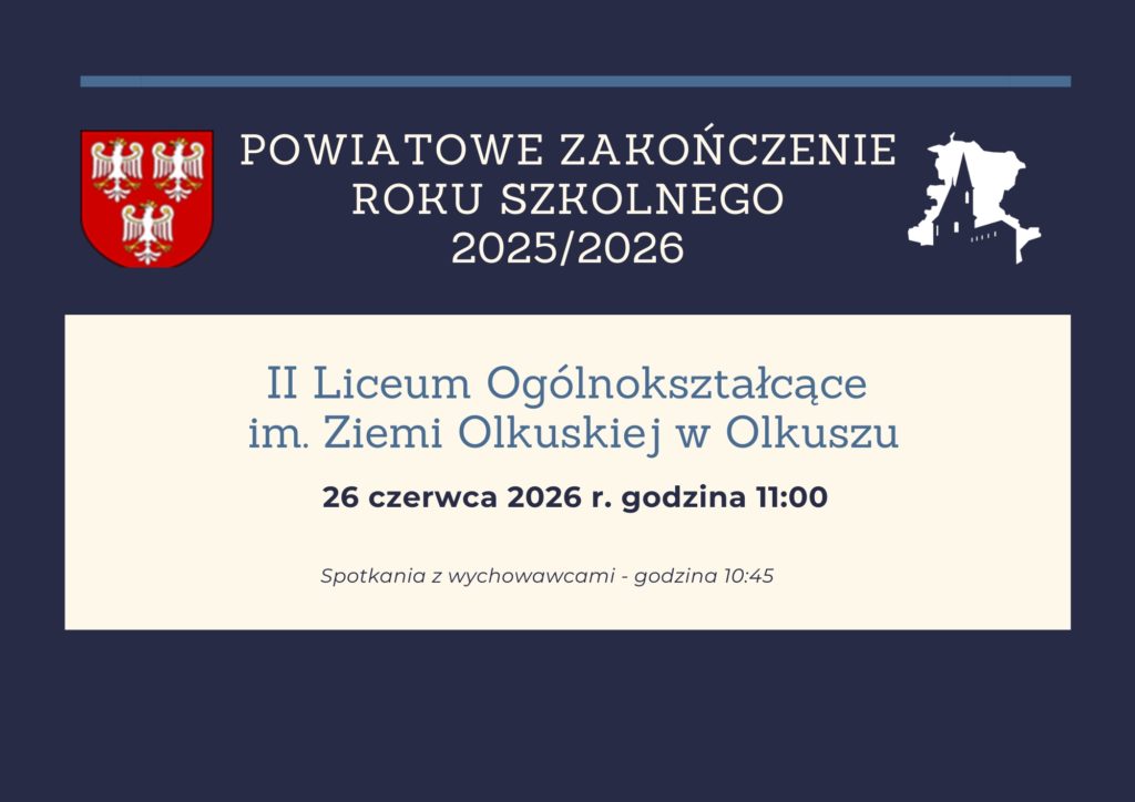 Powiatowe zakończenie roku szkolnego