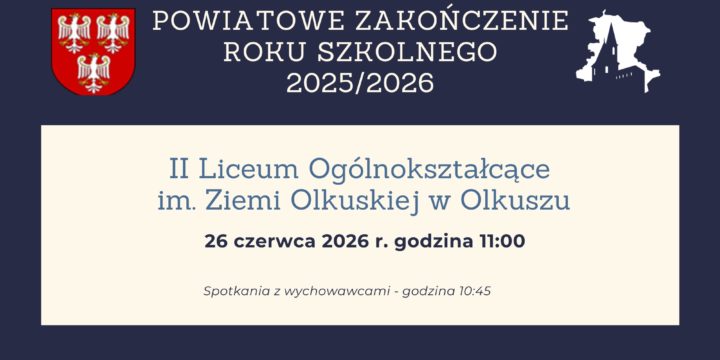 Powiatowe zakończenie roku szkolnego